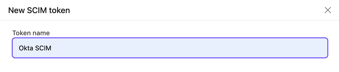 Give your token and identifier.